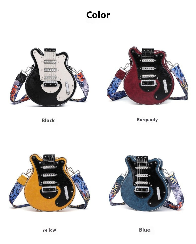 Personalisierte Fashion-Umhängetasche im Gitarren-Design für Damen