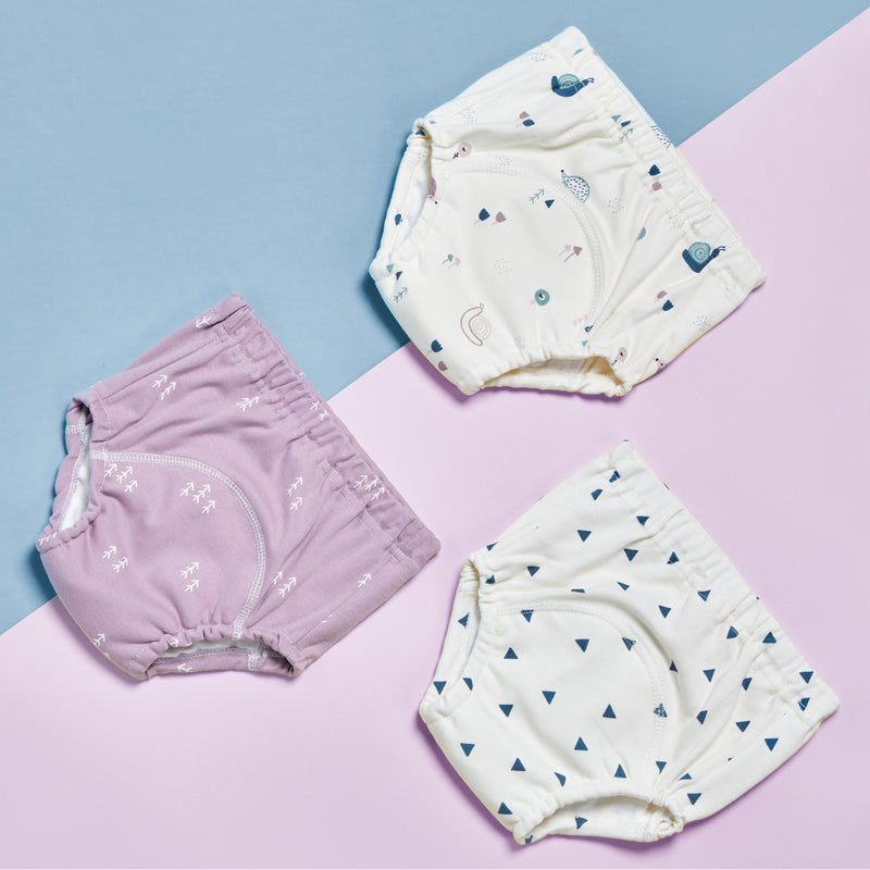 Gauze Baby Training Pants Pure Cotton Breathable 3 Pack