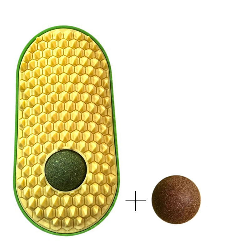 Catnip Toys Balls That Stick On Wall Pet Massage Brush Cat Toy Ball  Catnip Wall Balls For Cats Lick Cat Face Scratchers  Cat Self Groomer For Indoor Cats Cat Corner Brush Wall