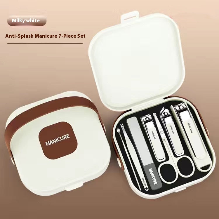 Anti-splash Portable Household Fingernail Maintenance Kit