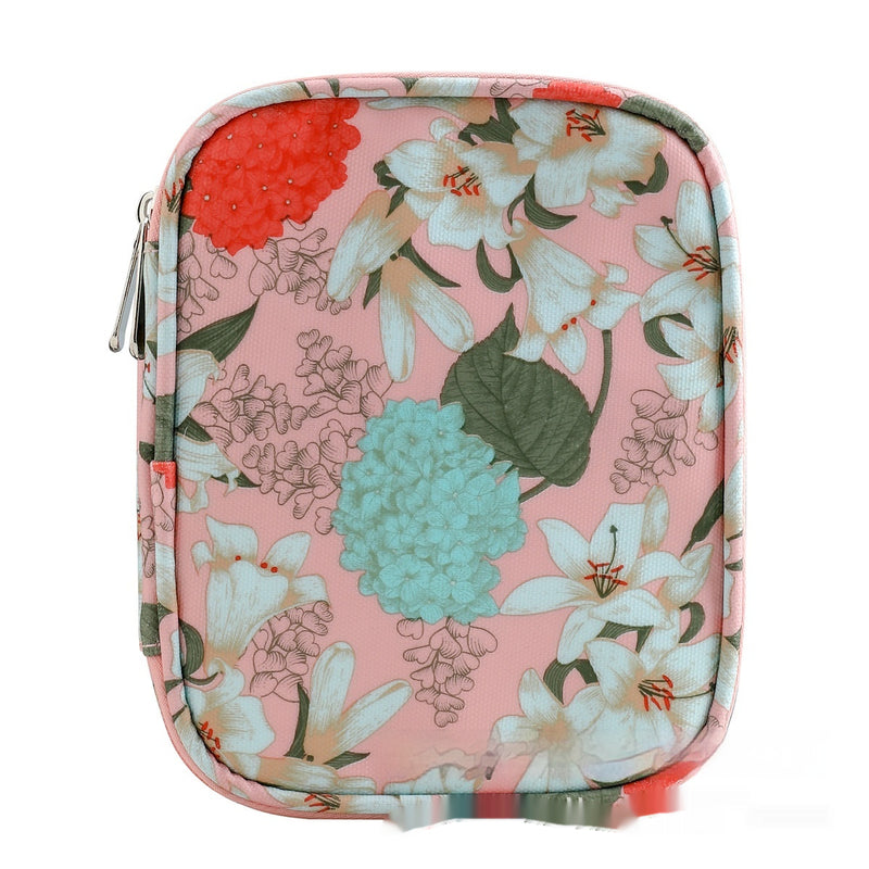 Fabricante de bolsa de armazenamento de ferramentas de tecido com barba curta Green Lily
