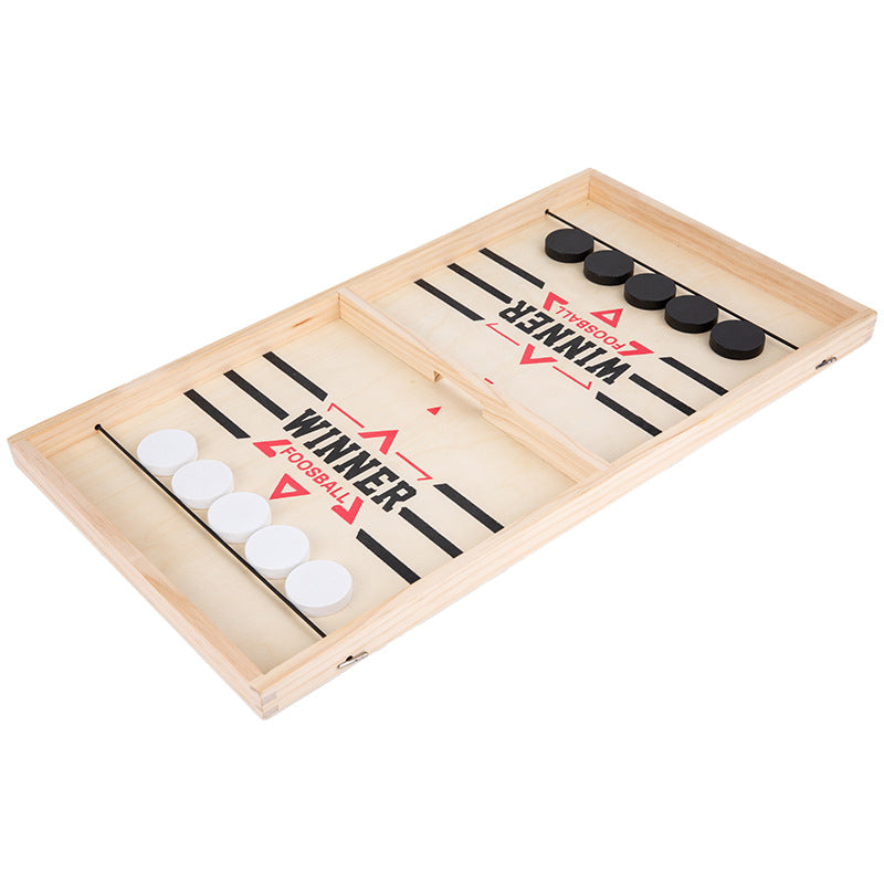 Double Catapult Parent-child Interactive Collision Chess Ice Hockey Battle Desktop Game