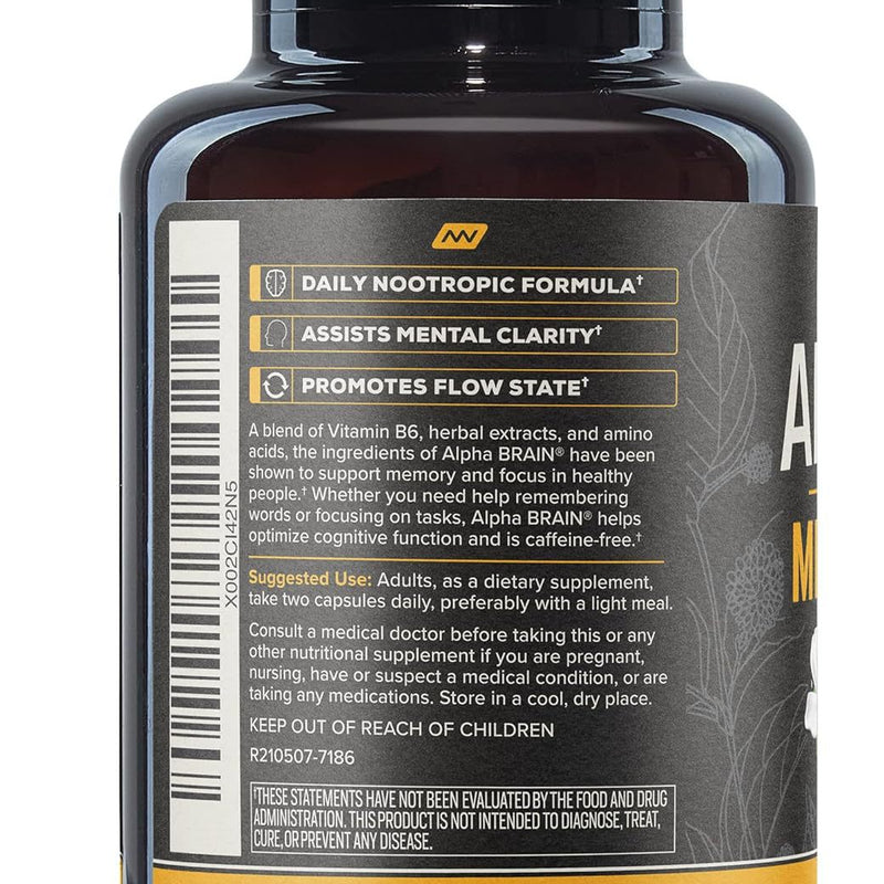 Alpha Brain Supplement Capsules