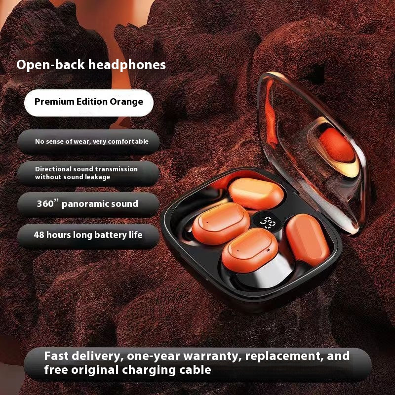 Ear-mounted Digital Display Binaural Sports Long Endurance Bluetooth Headset