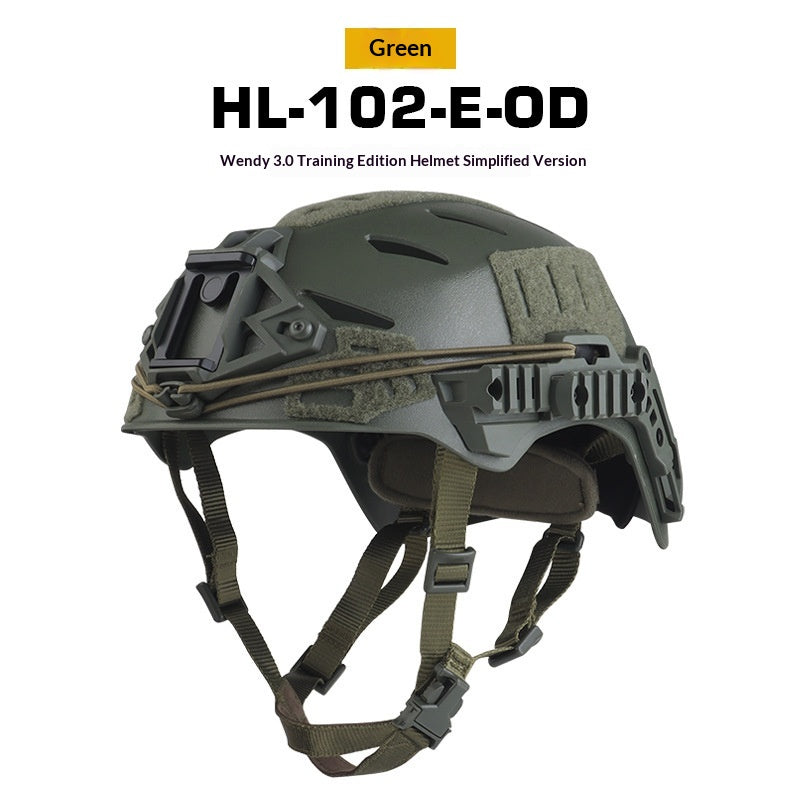 Guide Rail Geometric Sandblasting Simplified Helmet