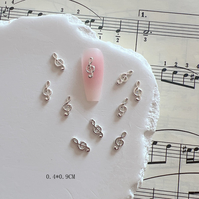 Music Symbols Alloy Jewelry Nails Metal Accessories