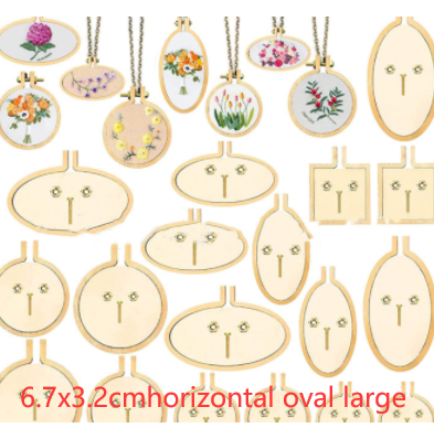 Wooden Mini Embroidered Stretch Jewelry