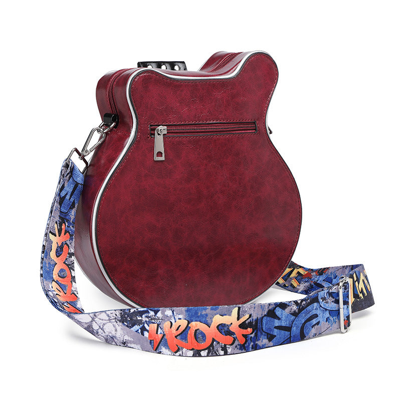 Personalisierte Fashion-Umhängetasche im Gitarren-Design für Damen