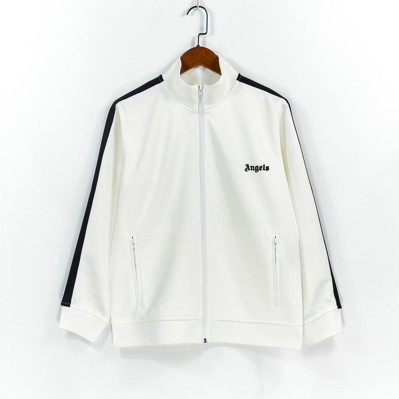 Angel Rainbow Side Woven Strip Classic Vintage Baggy Coat