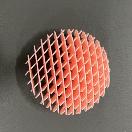 Brinquedo Sensorial de Mola de Plástico em Forma de Minhoca Colorida e Flexível para Alívio de Stress