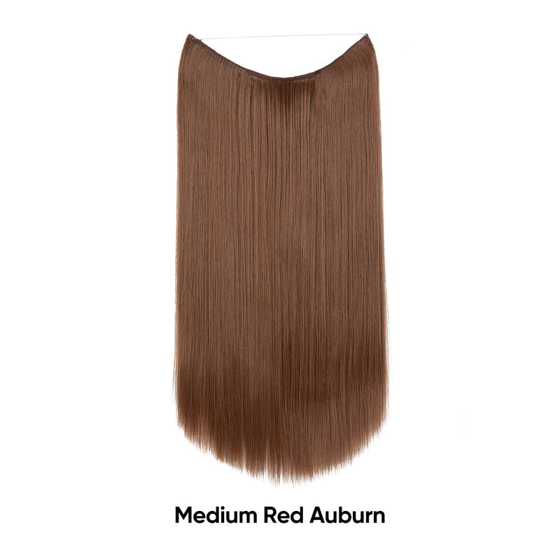 Women's One-piece Adjustable Invisible Straight Multi-color Gradient Hair Extension Fishline