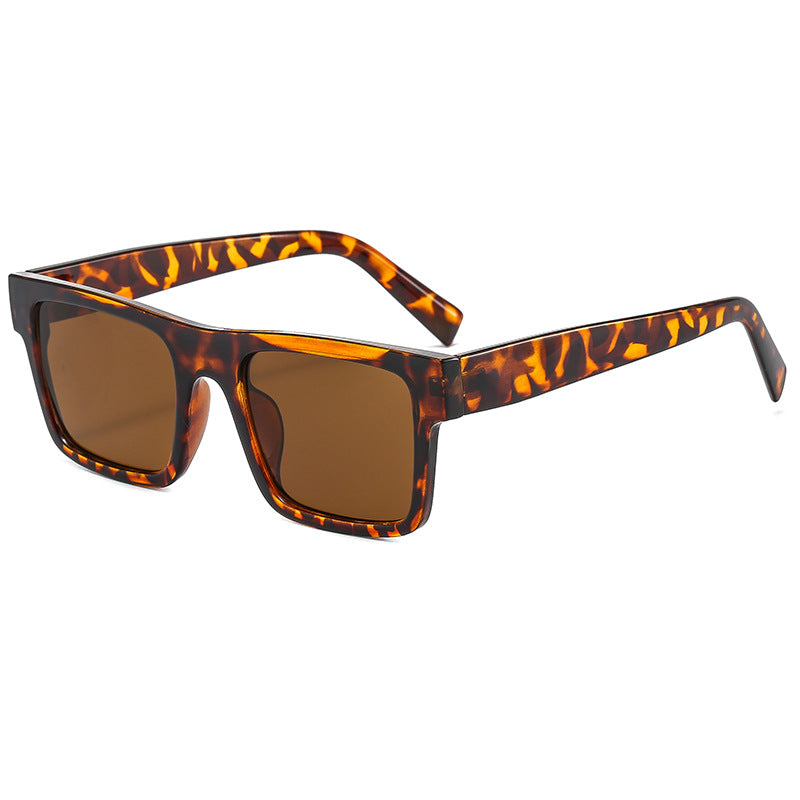 Retro Square Flat UV Protection Glasses