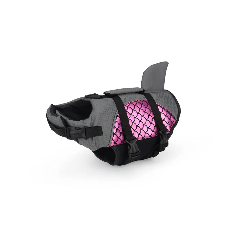 Pet Football Pattern Fish Tail Life Jacket