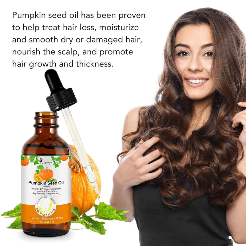 Pumpkin Seed Oil Moistens And Maintains Hair Roots