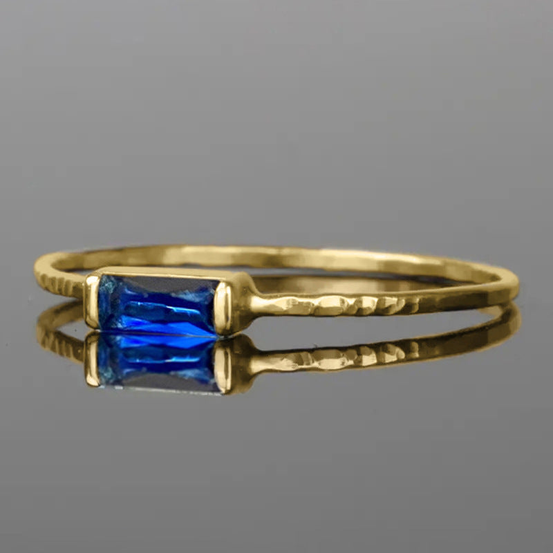 Cao Shi schlichter, feiner Ring im europäischen und amerikanischen Stil für Damen