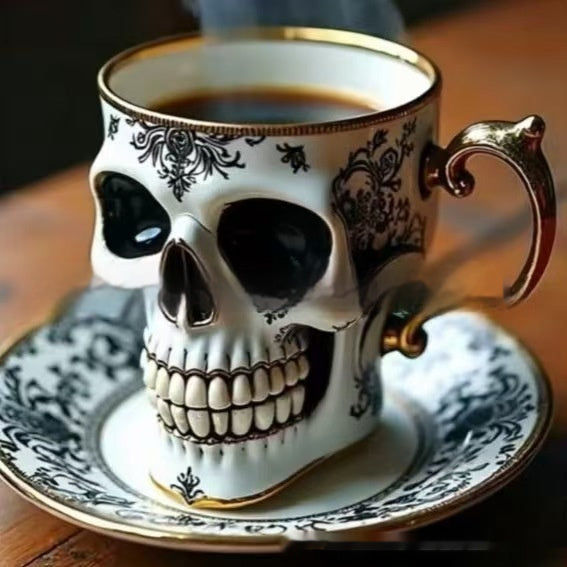 Creative Halloween Cup In Human Skeleton
