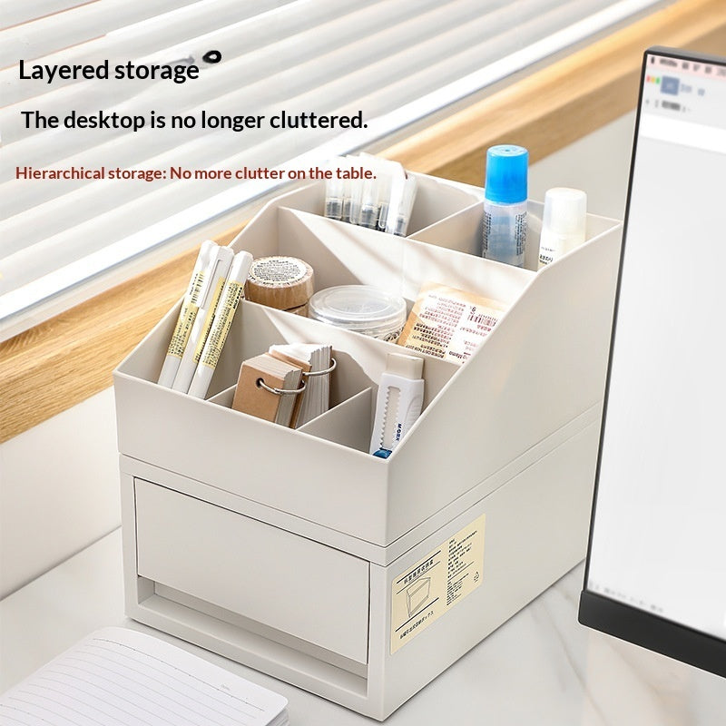 Desk Stationery And Cosmetics Storage Organizer Box