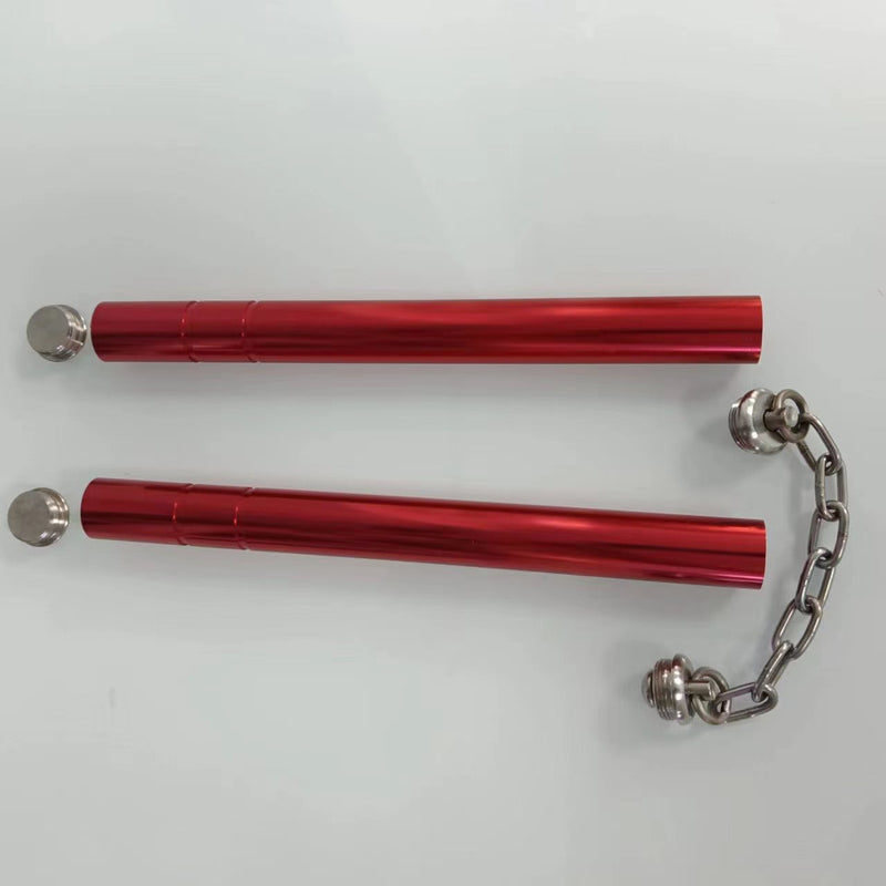 Nunchaku de Combinação em Aço Ligado Aço Inoxidável Real para Prática Desmontável