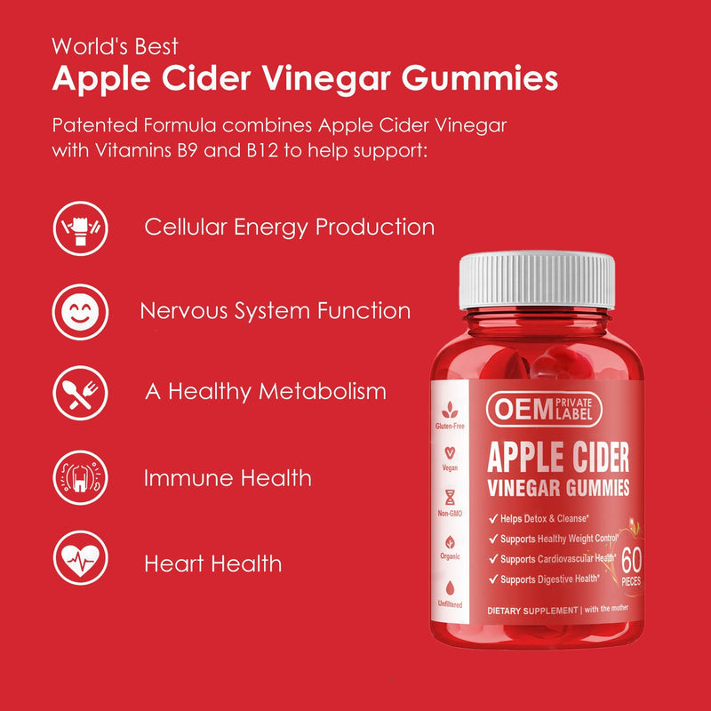Apfelessig-Gummis