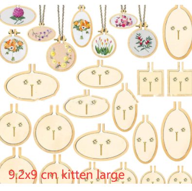 Wooden Mini Embroidered Stretch Jewelry