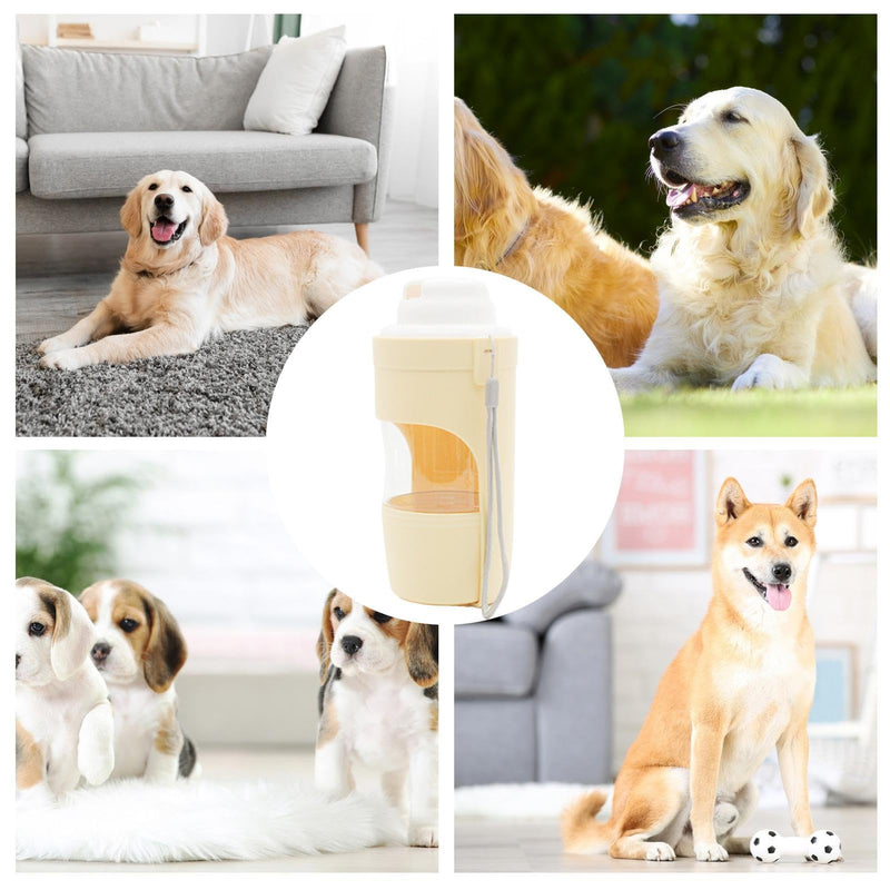 Garrafa de água para cães 2 em 1, dispensador de água para animais de estimação, alimentador para beber, alimentação para cães, animais de estimação, copo portátil ao ar livre, produtos para animais de estimação