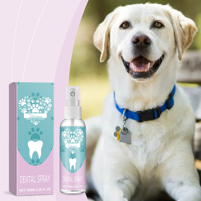 Spray para dentes de animais de estimação para limpar a boca do animal de estimação