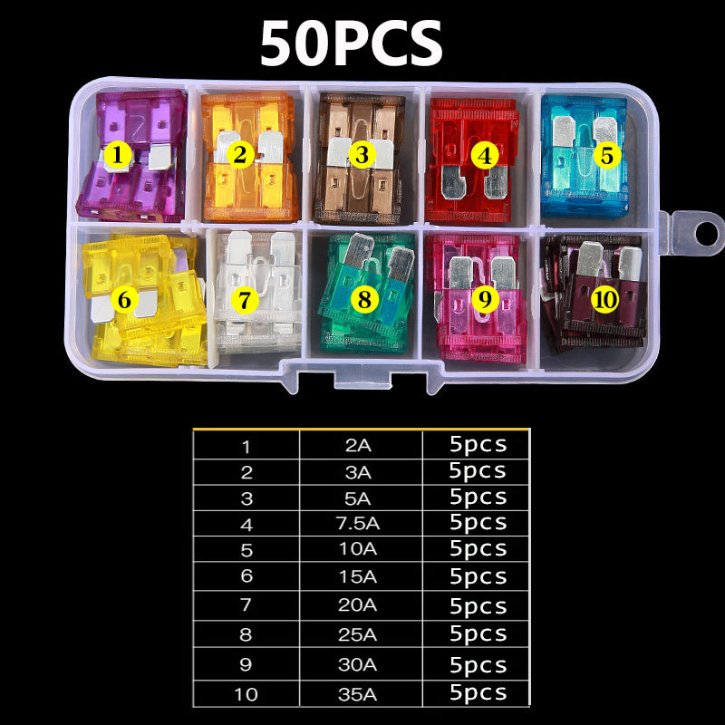 Car Medium-sized Plug-in Set Boxed  Fuse
