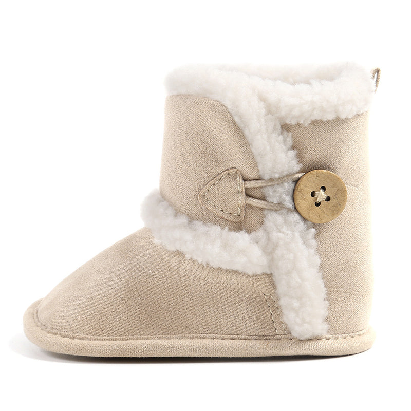 Gefütterte Baby-Winterstiefel mit warmem Fleece