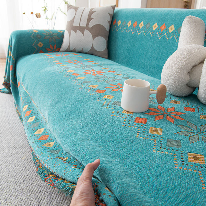 Nordic National Wind West Blanket Universal Sofa Towel