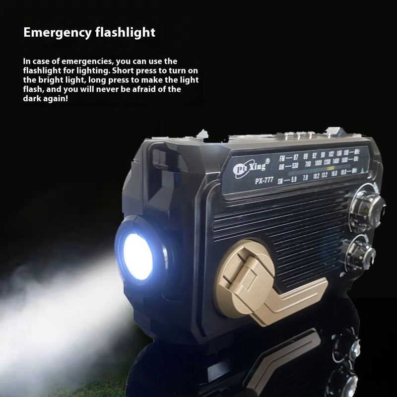 Hand Portable Radio Solar Power Generation Outdoor Bluetooth Speaker