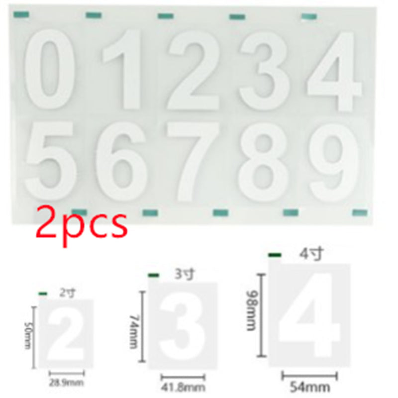 High Temperature Resistant Signboard Reflective Waterproof Pvc Adhesive Number Paper