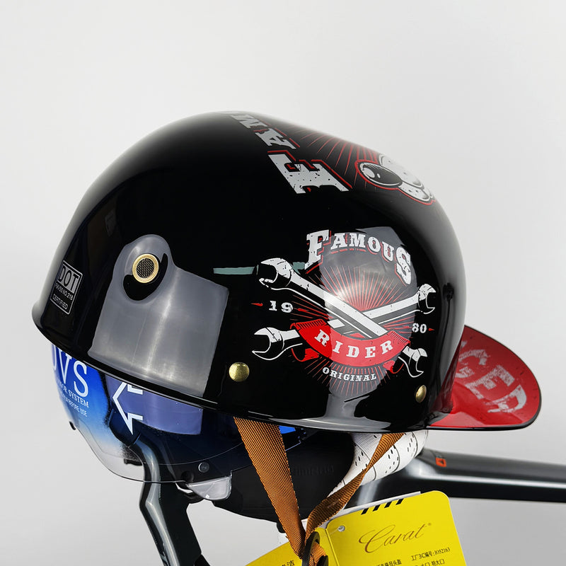 Capacete de motocicleta para homens e mulheres