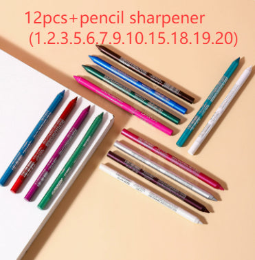 Eyeliner Dual Use Gel Eyeliner Stift Für Langanhaltendes, Wasserfestes Und Schweißbeständiges Ergebnis