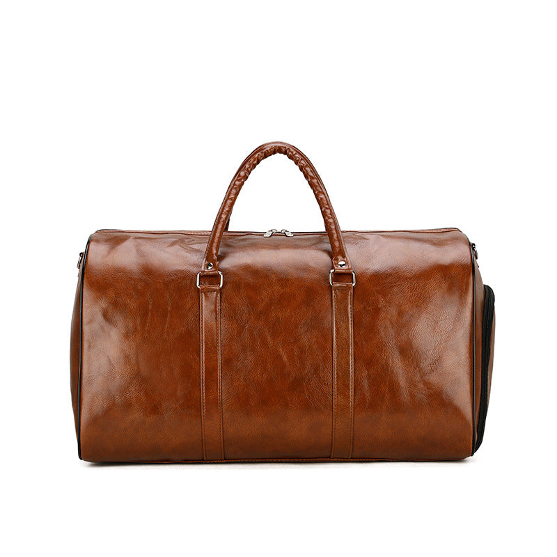 PU Retro-Business-Reisetasche mit großem Fassungsvermögen für Kurztrips