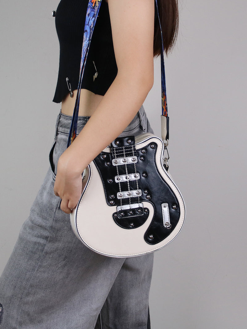 Personalisierte Fashion-Umhängetasche im Gitarren-Design für Damen