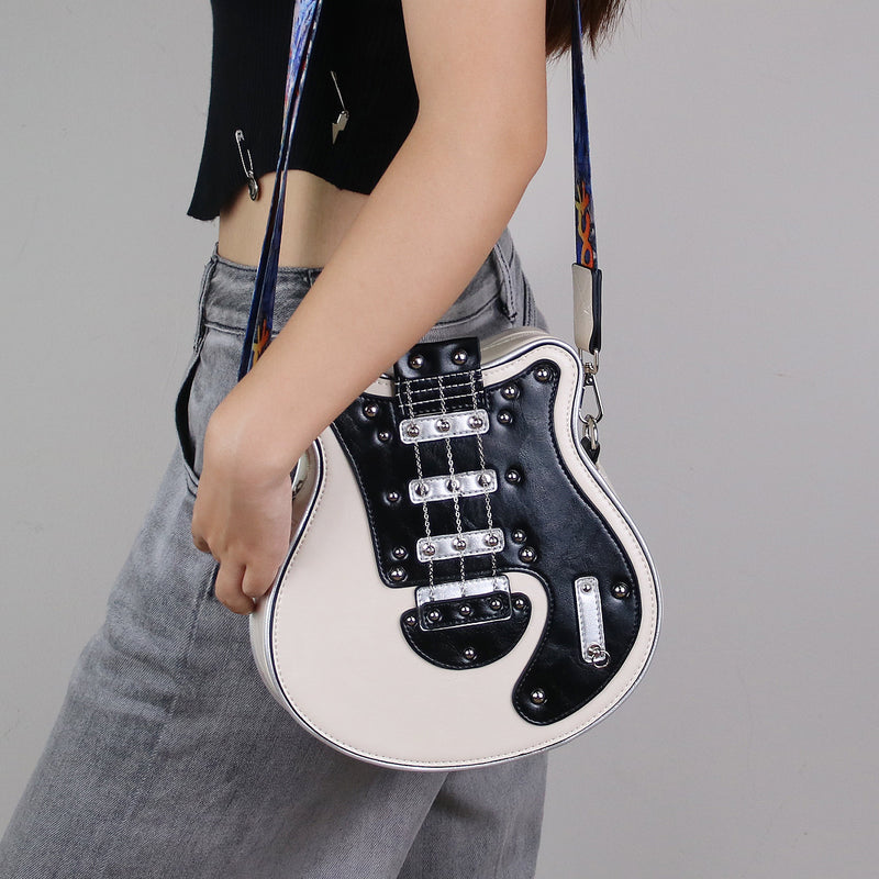 Personalisierte Fashion-Umhängetasche im Gitarren-Design für Damen