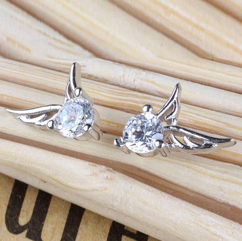 Angel Wings Silver Ear Jewelry Fashion