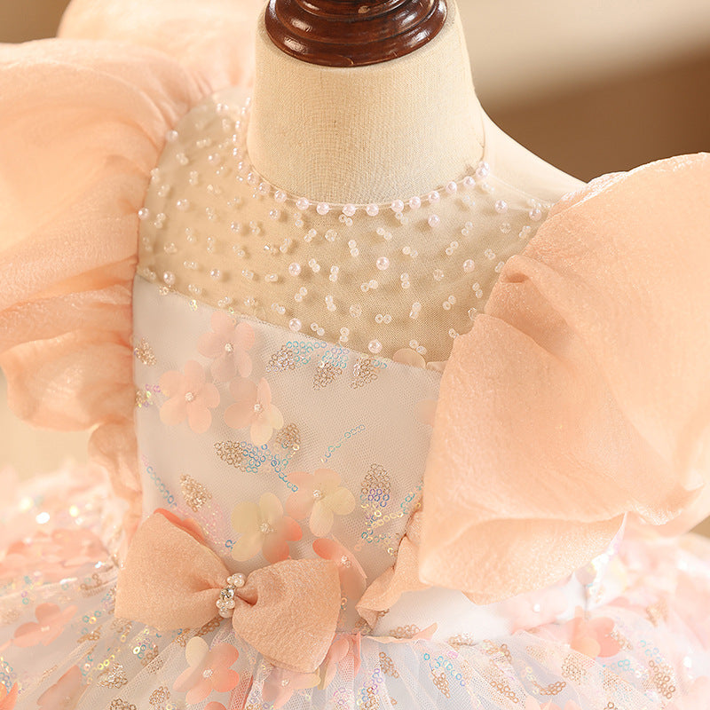 Vestido de Menina Princesa para Festa de Aniversário e Ocasiões Formais