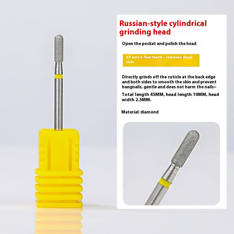 Pre-dismounting Polishing Head Set Of Diamond Sand For Manicure