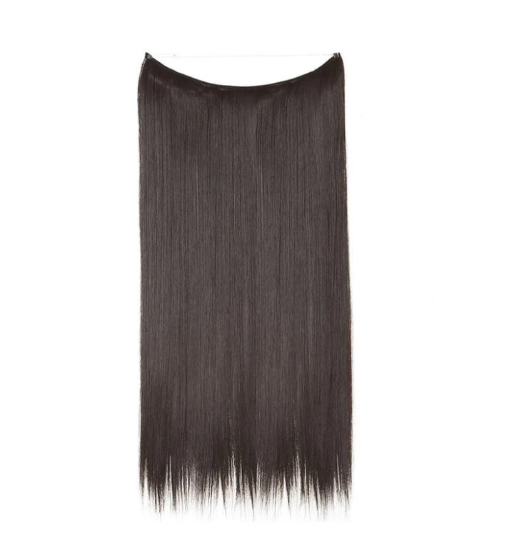 Women's One-piece Adjustable Invisible Straight Multi-color Gradient Hair Extension Fishline
