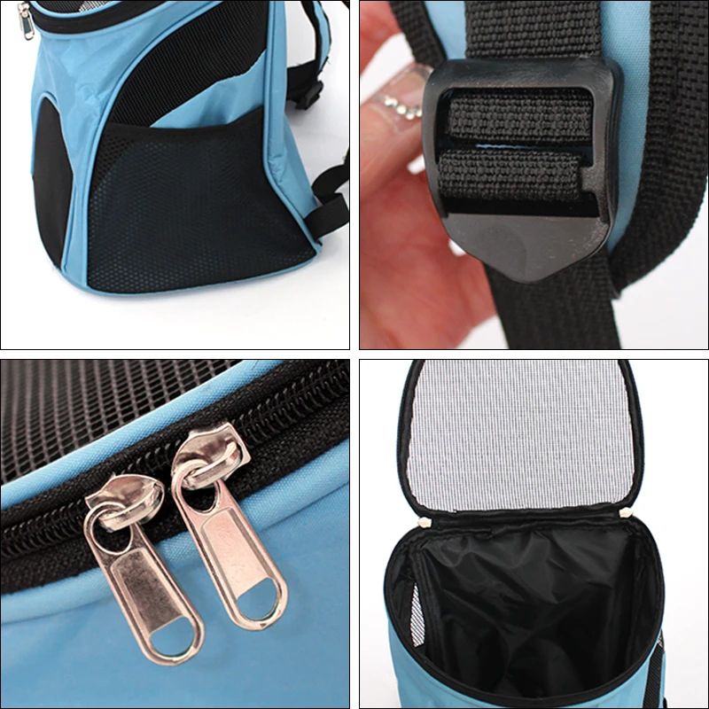 Atmungsaktiver Hunde-Tragerucksack, tragbare Haustiertasche für kleine Hunde, Chihuahua, Schnauzer, Mops, Outdoor-Zubehör für Haustiere