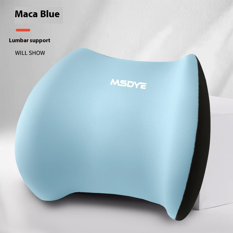 Car Memory Foam Latex Headrest Lumbar Support Pillow