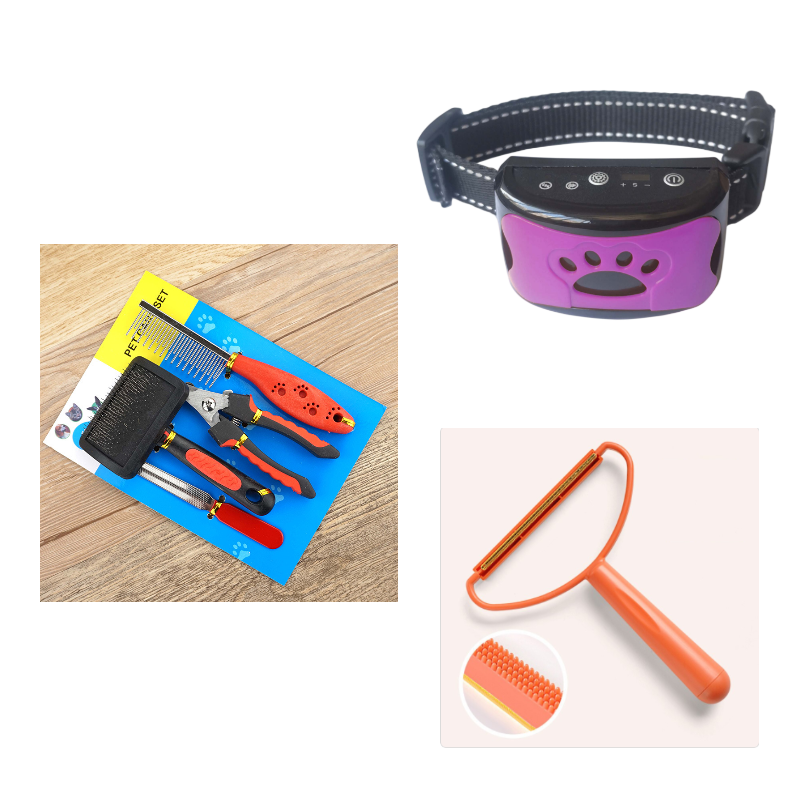 Hundetraining Halsband Wasserdicht Elektrisch Haustier Fernbedienung Wiederaufladbarer Hunde Trainer Bell Stopp Gerät Mit Schock Vibration Ton