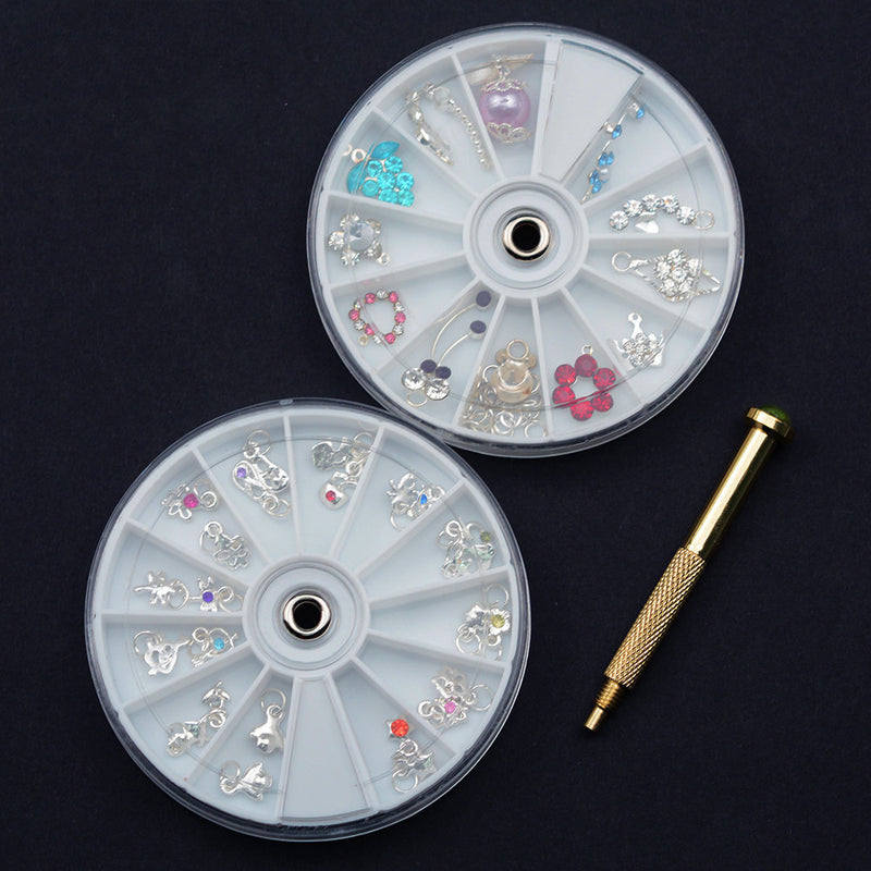 Ferramentas para Nail Art, Berbequim de Suspensão, Berbequim, Perfurador com Carregamento