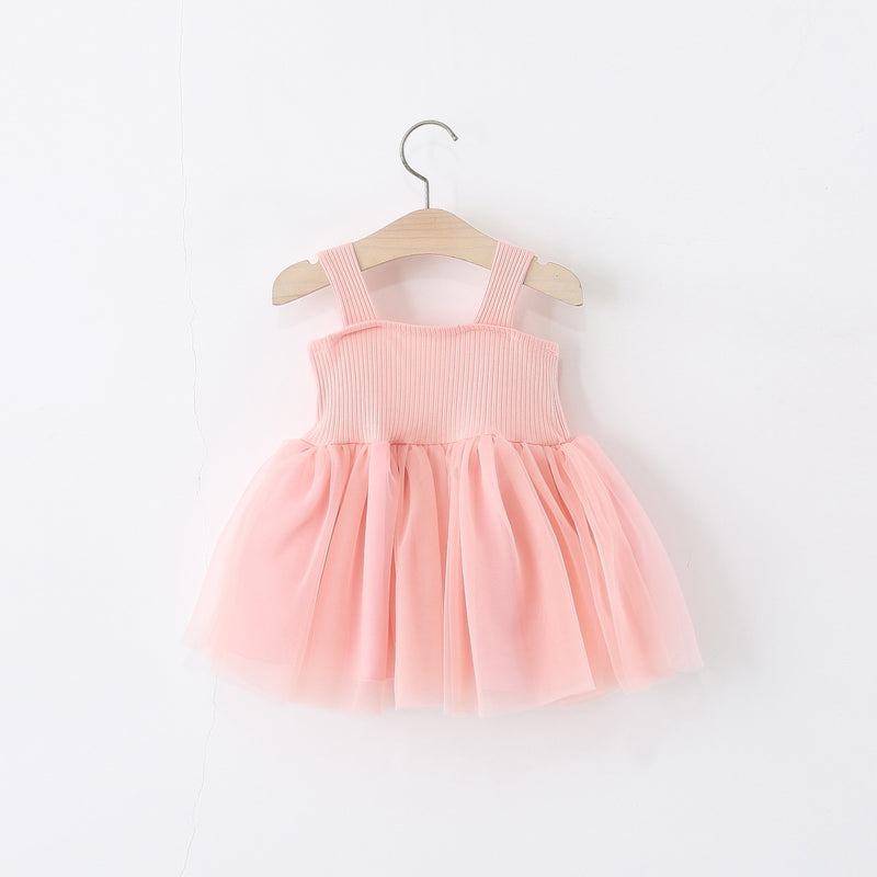 Vestido de Verão Sem Mangas para Menina - Moda Infantil