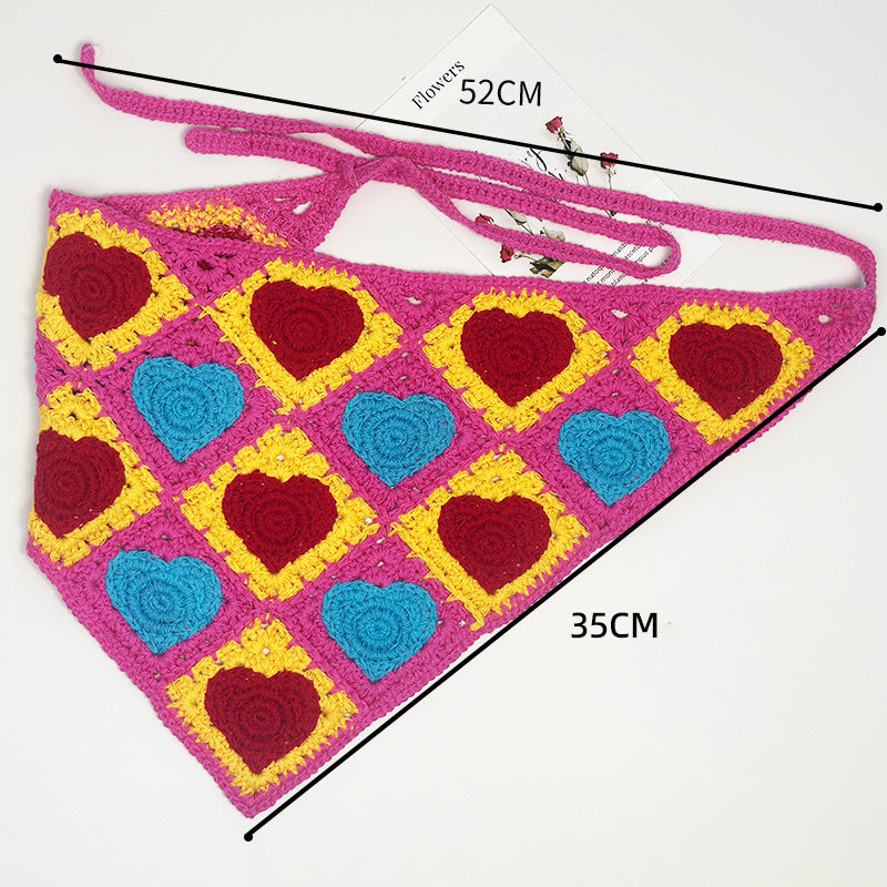 All-matching Triangular Binder Knitted Hair Band