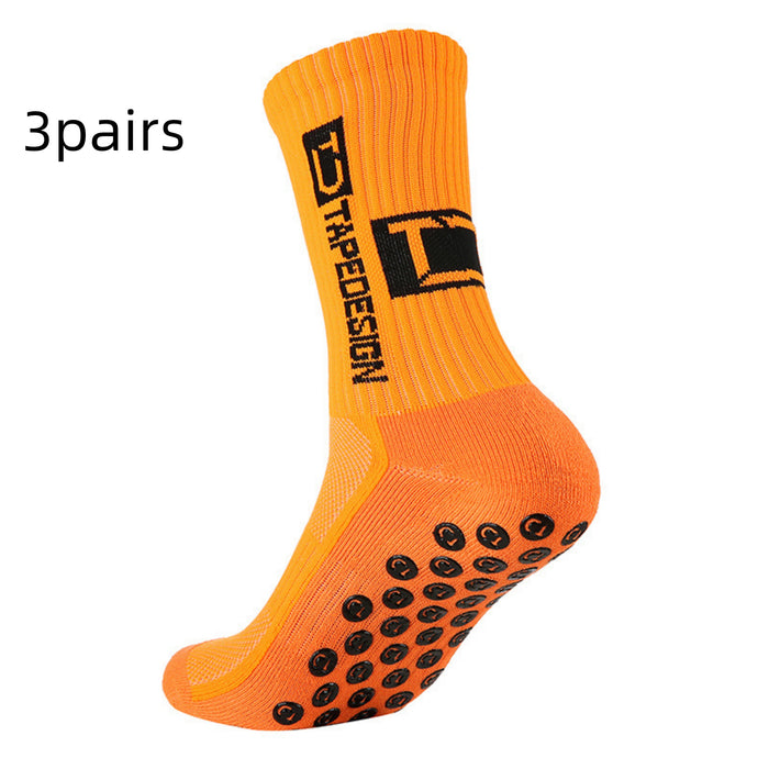 TEMU Sweat Absorbing And Deodorant Glue Dispensing Non-slip Soccer Socks