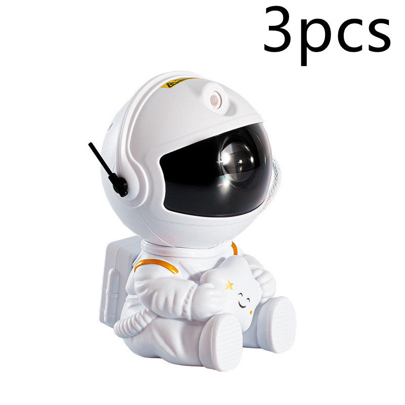 Mini Versão De Projetor De Estrelas De Astronauta Lâmpada Decorativa Criativa Lâmpada Decorativa De Ambiente Colorida Noite Estrelada Fluida