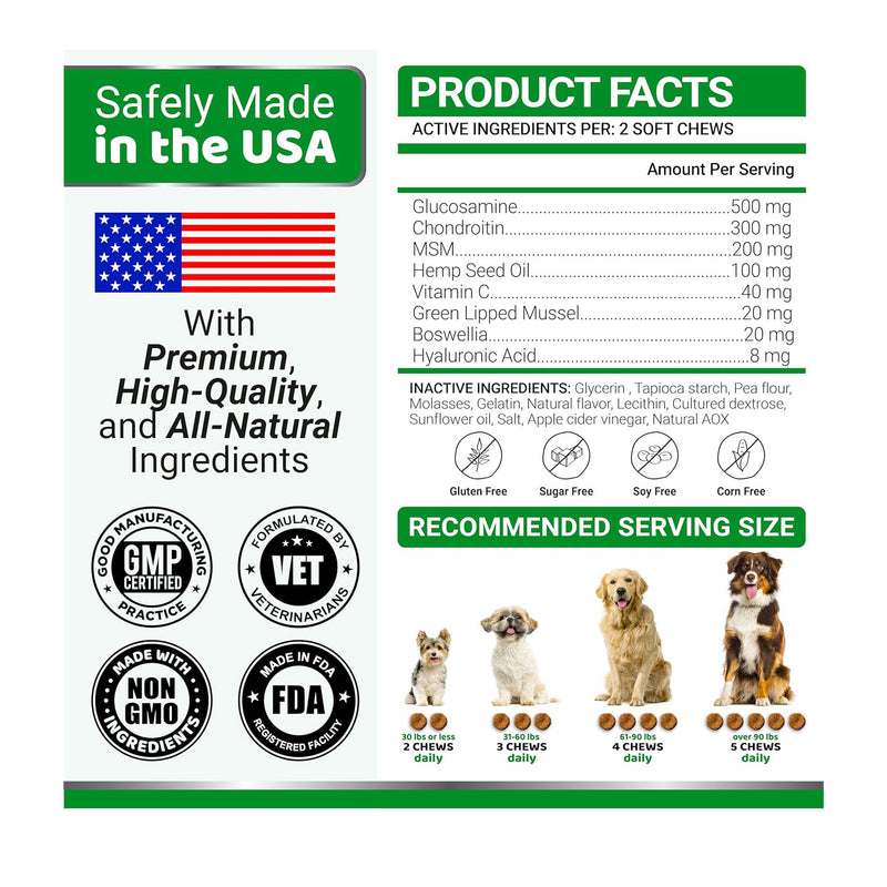 Pet Hip & Joint Supplement Chondroitin Soft Particles