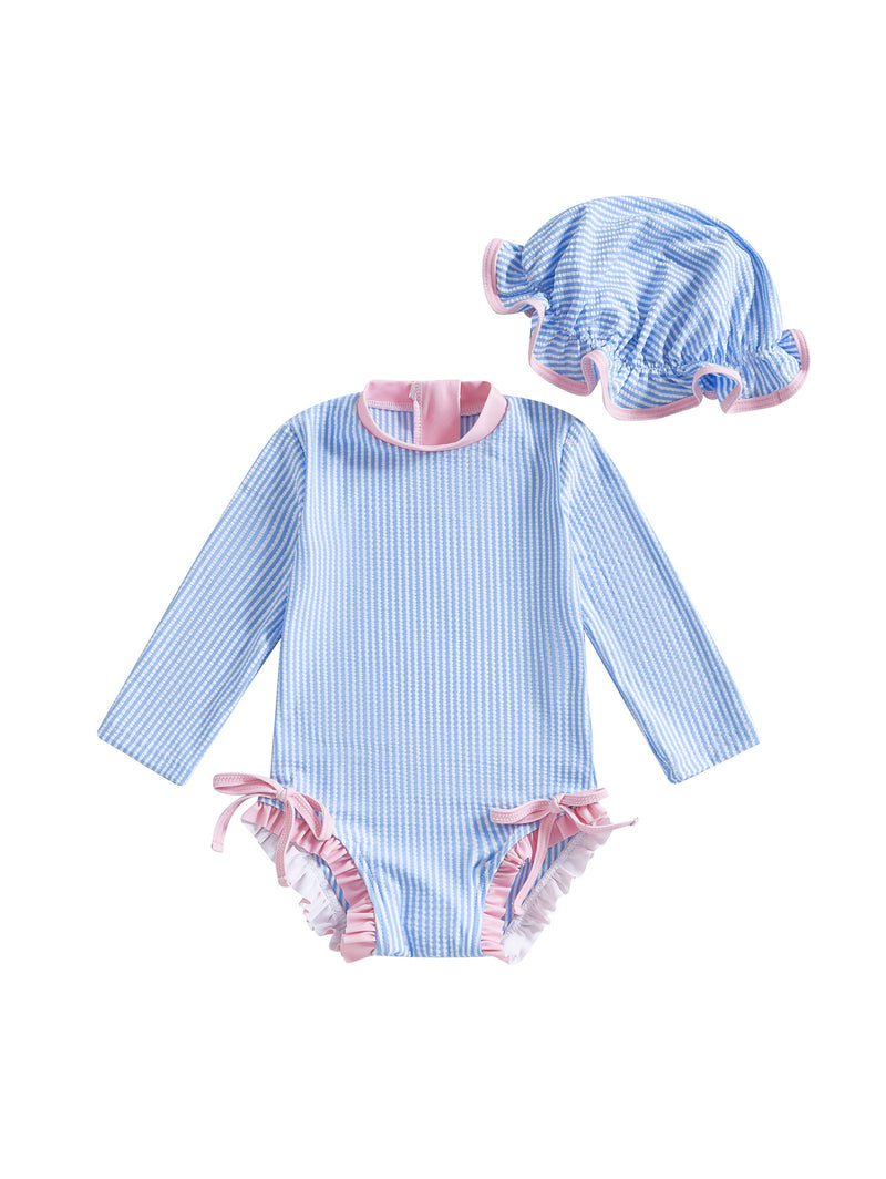 Personalisierter gestreifter Mode-Jumpsuit für Mädchen